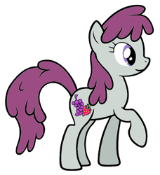 Size: 821x900 | Tagged: safe, berry cola, earth pony, pony, the last problem, 1000 hours in ms paint, female, mare, raised hoof, simple background, solo, transparent background, wrong cutie mark