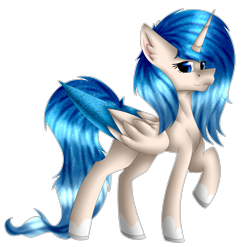 Size: 3052x3016 | Tagged: safe, artist:chazmazda, oc, oc only, alicorn, pony, art fight, artfight, cartoon, commission, commissions open, digital art, feather, full body, high res, highlights, horn, large wings, long tail, markings, shade, shading, shine, shiny, simple background, solo, transparent background, wings