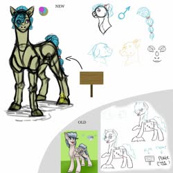 Size: 1024x1024 | Tagged: safe, artist:anelaponela, oc, oc only, earth pony, pony, male, reference sheet, stallion