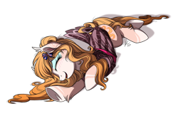 Size: 900x585 | Tagged: safe, artist:hexfloog, oc, oc only, oc:ornate fawn, pony, female, mare, simple background, solo, transparent background