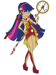 Size: 2000x2667 | Tagged: safe, artist:onlymeequestrian, sci-twi, twilight sparkle, equestria girls, g4, female, high res, human coloration, mage, simple background, solo, time, time mage, transparent background