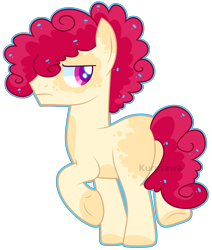 Size: 2744x3240 | Tagged: safe, artist:kurosawakuro, oc, oc only, earth pony, pony, base used, blank flank, high res, looking back, magical lesbian spawn, male, offspring, outline, parent swap au, parent:pear butter, parent:posey shy, parents:poseypear, simple background, solo, stallion, transparent background, underhoof