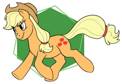 Size: 1025x709 | Tagged: safe, artist:ali-selle, applejack, earth pony, pony, g4, commission open, cute, female, solo