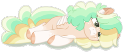 Size: 1464x615 | Tagged: safe, artist:journeewaters, oc, oc only, oc:summer ballad, pegasus, pony, base used, female, mare, prone, simple background, solo, transparent background
