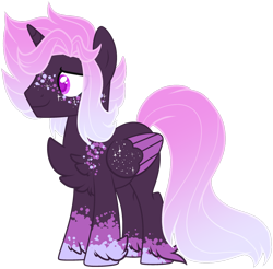 Size: 1280x1260 | Tagged: safe, artist:azrealrou, oc, oc only, alicorn, pony, alicorn oc, chest fluff, horn, simple background, solo, transparent background