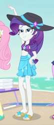 Size: 199x460 | Tagged: safe, screencap, rarity, equestria girls, equestria girls specials, g4, my little pony equestria girls: better together, my little pony equestria girls: forgotten friendship, bikini, clothes, cropped, feet, female, legs, offscreen character, solo focus, swimsuit