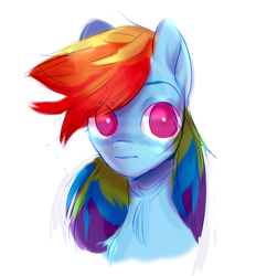 Size: 1605x1729 | Tagged: safe, artist:feather flare, rainbow dash, g4, practice, simple background