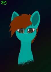 Size: 5000x7000 | Tagged: safe, oc, oc only, earth pony, pony, absurd resolution, bust, commission, cute, lineless, male, modern art, portrait, simple background, solo, stallion