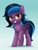 Size: 800x1048 | Tagged: safe, artist:jhayarr23, oc, oc only, oc:stormy night, bat pony, pony, female, mare, solo