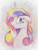 Size: 3024x4032 | Tagged: safe, artist:papersurgery, princess cadance, alicorn, pony, g4, bust, female, mare, solo, traditional art, watercolor painting