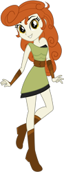 Size: 1211x3243 | Tagged: safe, artist:lhenao, autumn blaze, kirin, equestria girls, g4, boots, clothes, cute, dress, equestria girls-ified, female, humanized, shoes, simple background, solo, transparent background, vector