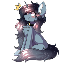 Size: 3240x2880 | Tagged: safe, artist:prism(not colourful), oc, oc only, pony, unicorn, chest fluff, female, high res, mare, simple background, solo, transparent background