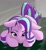 Size: 1200x1300 | Tagged: safe, artist:llametsul, starlight glimmer, pony, unicorn, g4, :t, behaving like a cat, butt shake, crouching, cute, eye clipping through hair, eyebrows, eyebrows visible through hair, eyelashes, featured image, female, floppy ears, glimmerbetes, horn, imminent pounce, indoors, lidded eyes, looking at you, looking up, lying down, mare, pounce, prone, shaking, smiling, smirk, solo