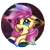 Size: 2000x2000 | Tagged: safe, artist:freak-side, oc, oc only, oc:mariasha, pegasus, pony, bust, ear piercing, earring, heterochromia, high res, jewelry, misleading thumbnail, pegasus oc, piercing, simple background, solo, transparent background, wings