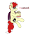 Size: 3000x3000 | Tagged: safe, artist:aaathebap, oc, oc only, oc:aaaaaaaaaaa, bat pony, pony, bat pony oc, food, high res, male, meme, popcorn, simple background, sitting, solo, text, transparent background
