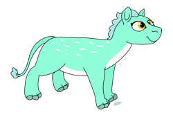 Size: 2100x1500 | Tagged: safe, artist:pony quarantine, lyra heartstrings, hyracotherium, g4, female, lyracotherium, prehistoric, race swap, simple background, smiling, solo, species swap, transparent background