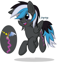 Size: 1841x1984 | Tagged: safe, artist:le-23, oc, oc only, oc:secret moon, pegasus, pony, female, mare, simple background, solo, transparent background