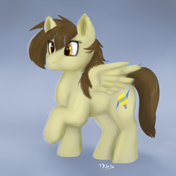 Size: 3000x3000 | Tagged: safe, artist:tehtigress, oc, oc only, oc:static spark, pegasus, pony, cute, female, high res, mare, partially open wings, pegasus oc, pony oc, solo, wings, ych result