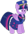 Size: 1080x1298 | Tagged: safe, artist:rainbow eevee edits, artist:徐詩珮, twilight sparkle, alicorn, pony, series:sprglitemplight diary, series:sprglitemplight life jacket days, series:springshadowdrops diary, series:springshadowdrops life jacket days, g4, alternate universe, clothes, cute, paw patrol, simple background, transparent background, twilight sparkle (alicorn)