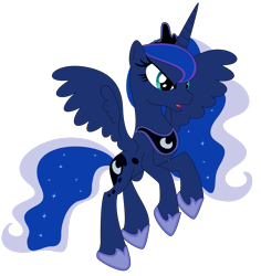 Size: 951x1009 | Tagged: safe, artist:magical7, princess luna, alicorn, pony, g4, female, mare, open mouth, simple background, spread wings, transparent background, wings