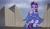 Size: 1280x751 | Tagged: safe, artist:wulfruna, twilight sparkle, anthro, g4, boots, female, giantess, macro, magic gaia, shoes, superhero, thigh boots