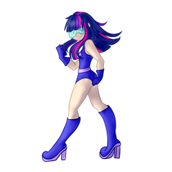 Size: 1000x1000 | Tagged: safe, artist:violetpen, twilight sparkle, human, g4, humanized, magic gaia, simple background, superhero, transparent background