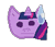 Size: 87x75 | Tagged: safe, artist:1126jewel5, twilight sparkle, alicorn, pony, g4, emoticon, female, simple background, solo, sweatdrop, transparent background, twilight sparkle (alicorn)