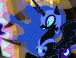 Size: 1220x938 | Tagged: safe, screencap, nightmare moon, pony, do princesses dream of magic sheep, g4, cropped, female, shocked, solo