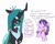 Size: 4148x3333 | Tagged: safe, artist:chub-wub, queen chrysalis, starlight glimmer, oc, changeling, changeling larva, changeling queen, pony, unicorn, g4, a better ending for chrysalis, annoyed, baby, book, changelings in the comments, cute, female, ironic, mommy chrissy, provoking, simple background, white background