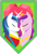 Size: 740x1080 | Tagged: safe, artist:brutamod, princess cadance, shining armor, alicorn, pony, unicorn, g4, banner, explicit source, eyes closed, female, male, mare, ship:shiningcadance, shipping, stallion, straight