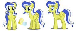 Size: 1349x547 | Tagged: safe, artist:flash equestria photography, oc, oc only, oc:lemon frost, pegasus, pony, female, show accurate, solo