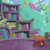 Size: 3000x3000 | Tagged: safe, artist:skunk bunk, background, book, bookmark, bookshelf, crystal, crystal empire, flower, high res, home, house, no pony, potion, scroll, sticky note, stool, sunburst's house, window