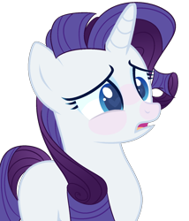 Size: 1280x1494 | Tagged: safe, artist:bublebee123, part of a set, rarity, pony, unicorn, g4, base used, disturbed, eyeshadow, female, heart eyes, makeup, mare, missing cutie mark, open mouth, simple background, solo, transparent background, wingding eyes