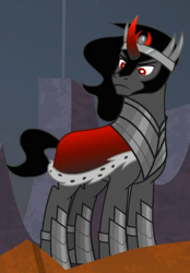Size: 404x580 | Tagged: safe, screencap, king sombra, pony, unicorn, g4, season 9, the beginning of the end, antagonist, cropped, cute, flowing mane, majestic, male, mane, solo, sombradorable, stallion, stupid sexy sombra