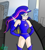 Size: 570x640 | Tagged: safe, artist:shailysky, twilight sparkle, human, g4, boots, clothes, hand on hip, humanized, leotard, magic gaia, shoes, superhero, thigh boots