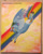 Size: 716x886 | Tagged: safe, artist:katriona-seallach, rainbow dash, g4, oil painting, rainbow, traditional art