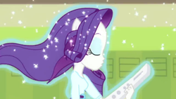 Size: 1280x720 | Tagged: safe, screencap, rarity, equestria girls, g4, my little pony equestria girls: rainbow rocks, player piano, beautiful, clothes, keytar, musical instrument, ponied up, shorts, transformation