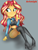 Size: 1536x2048 | Tagged: safe, artist:artmlpk, sunset shimmer, equestria girls, g4, adorkable, badge, blushing, boots, clothes, costume, cute, digital art, dork, ear piercing, earring, female, fishnet pantyhose, fishnet stockings, high heel boots, jewelry, looking over shoulder, midriff, miniskirt, pantyhose, piercing, police, police officer, police uniform, redraw, shimmerbetes, shoes, sitting, skirt, solo, thigh boots, thigh highs, thighs