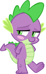 Size: 3788x6001 | Tagged: safe, artist:memnoch, spike, dragon, g4, blush sticker, blushing, cute, male, simple background, solo, spikabetes, transparent background, vector, winged spike, wings