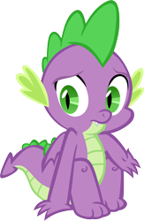Size: 3868x5924 | Tagged: safe, artist:memnoch, spike, dragon, g4, sweet and smoky, male, simple background, sitting, solo, transparent background, vector, winged spike, wings