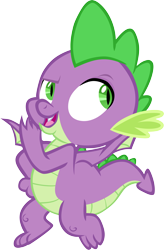 Size: 3941x6001 | Tagged: safe, artist:memnoch, spike, dragon, g4, flying, male, simple background, solo, transparent background, vector, winged spike, wings