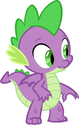 Size: 3781x6001 | Tagged: safe, artist:memnoch, spike, dragon, g4, male, simple background, solo, transparent background, vector, winged spike, wings