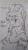 Size: 576x1024 | Tagged: safe, artist:lucas_gaxiola, oc, oc only, pony, facial hair, grin, lineart, lined paper, male, moustache, signature, smiling, solo, speech, stallion, traditional art, unshorn fetlocks