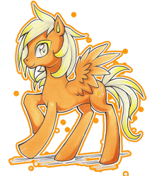 Size: 800x961 | Tagged: safe, artist:ailish, oc, oc only, oc:fire star, pegasus, pony, simple background, solo, transparent background