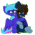 Size: 923x915 | Tagged: safe, artist:vanillaswirl6, oc, oc only, oc:chelsey, oc:cloud, pegasus, pony, unicorn, chibi, commission, duo, female, fluffy, freckles, male, oc x oc, shipping, simple background, straight, transparent background