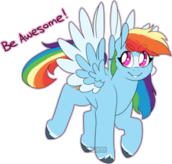 Size: 2057x1958 | Tagged: safe, artist:liefsong, rainbow dash, pegasus, pony, g4, alternate design, flying, simple background, text, transparent background, wings