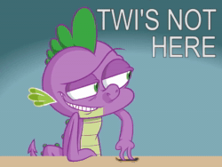 Size: 704x528 | Tagged: safe, artist:hotdiggedydemon, edit, spike, twilight sparkle, g4, aivo, avo, cheech and chong, sound, sound only, tech deck, the pony machine learning project, webm