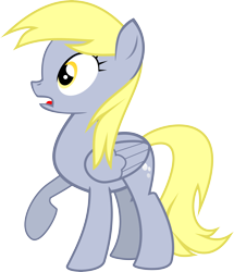 Size: 4597x5348 | Tagged: safe, artist:dashin-stallion, derpy hooves, pony, g4, .svg available, absurd resolution, female, simple background, solo, transparent background, vector