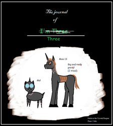 Size: 716x797 | Tagged: safe, oc, oc:thirteen, oc:three, changeling, fanfic:one hug bug, brown changeling, fanfic, fanfic art, fanfic cover