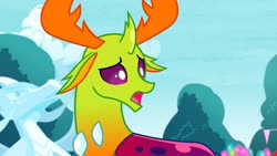 Size: 1280x720 | Tagged: safe, screencap, thorax, changedling, changeling, g4, triple threat, cute, king thorax, male, solo, thorabetes